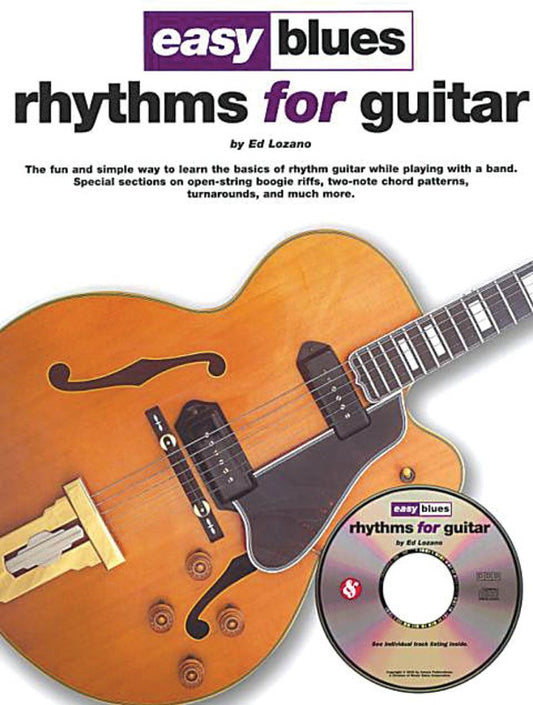 Easy Blues Rhythms For Guitar Bk/Cd