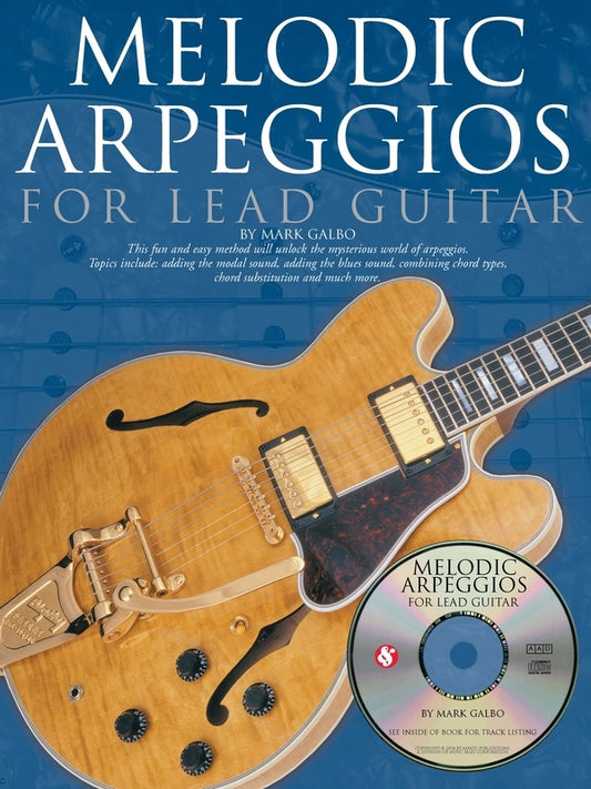Melodic Arpeggios For Lead Guitar Tab Bk/Cd