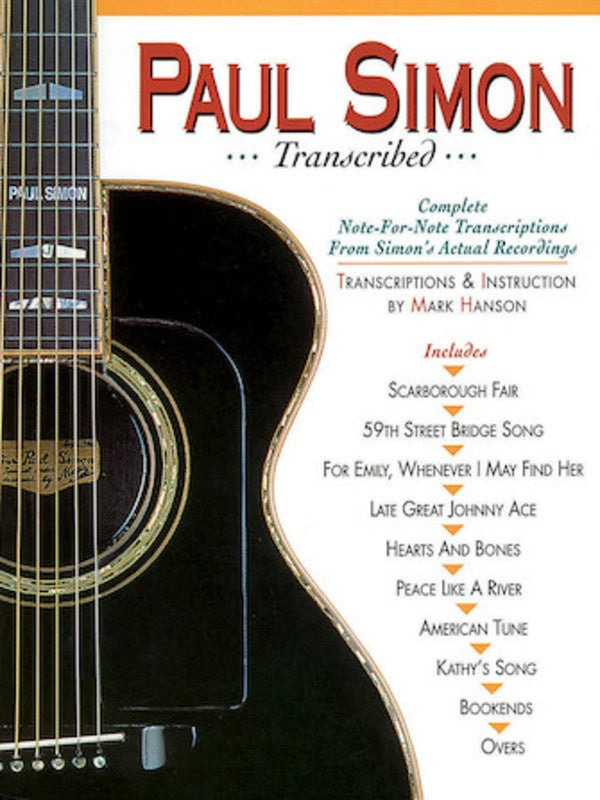 Paul Simon - Transcribed Guitar Tab
