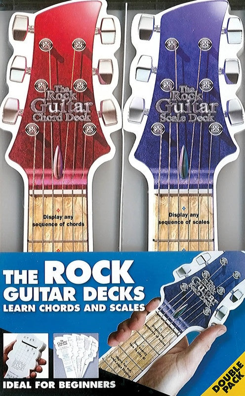 Rock Guitar Chord & Scale Deck Double Pack Tab