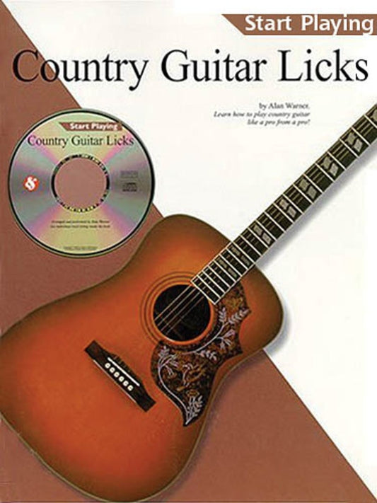 Start Playing Country Guitar Licks Bk/Cd