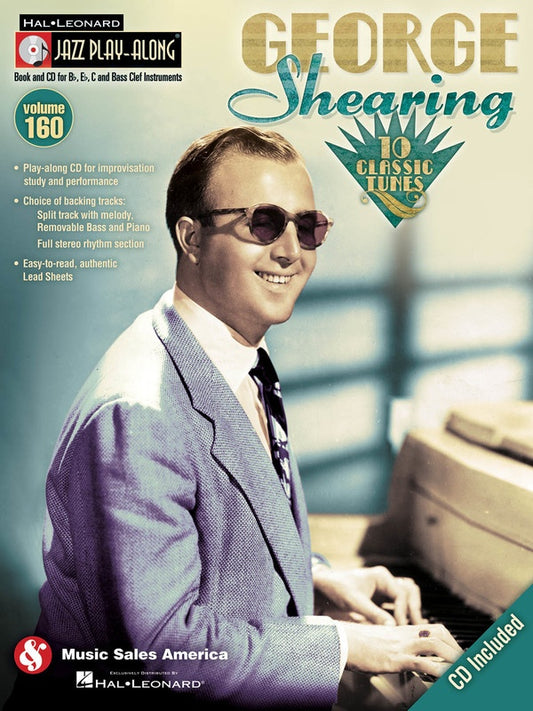 George Shearing - Jazz Play Along Volume 160 Book/Cd