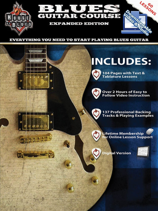 House Of Blues Blues Guitar Course Bk/Olm