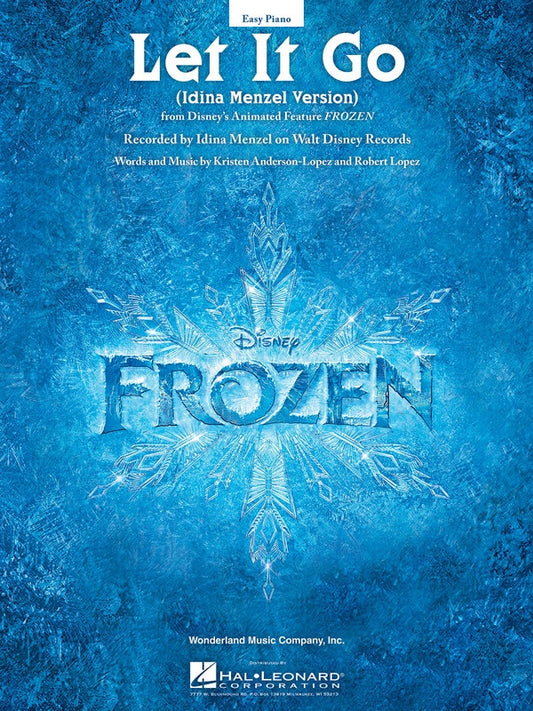 Let It Go - Easy Piano Sheet Music