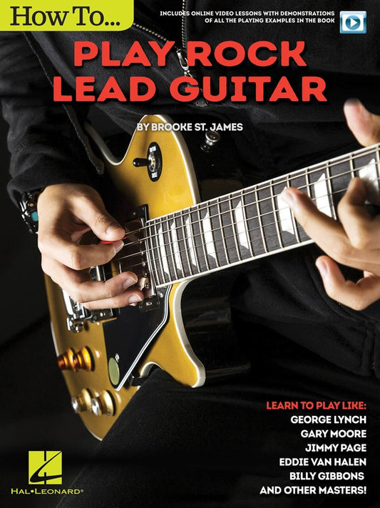 How To Play Rock Lead Guitar Bk/Olv