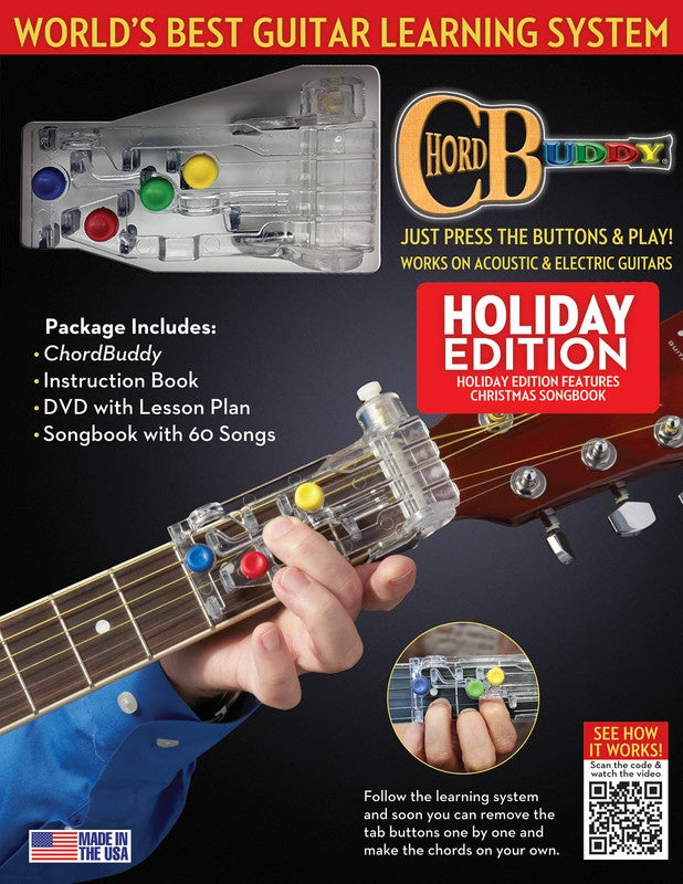 ChordBuddy Guitar Learning System - Holiday Edition - Music2u