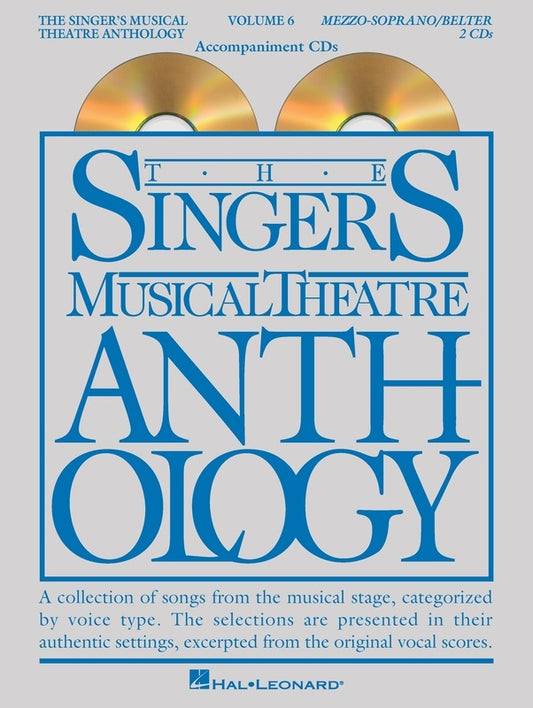 Singers Musical Theatre Anthology Volume 6 Mezzo-Soprano/Belter Cds