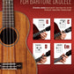 4 Chord Songs For Baritone Ukulele (G-C-D-Em) Book