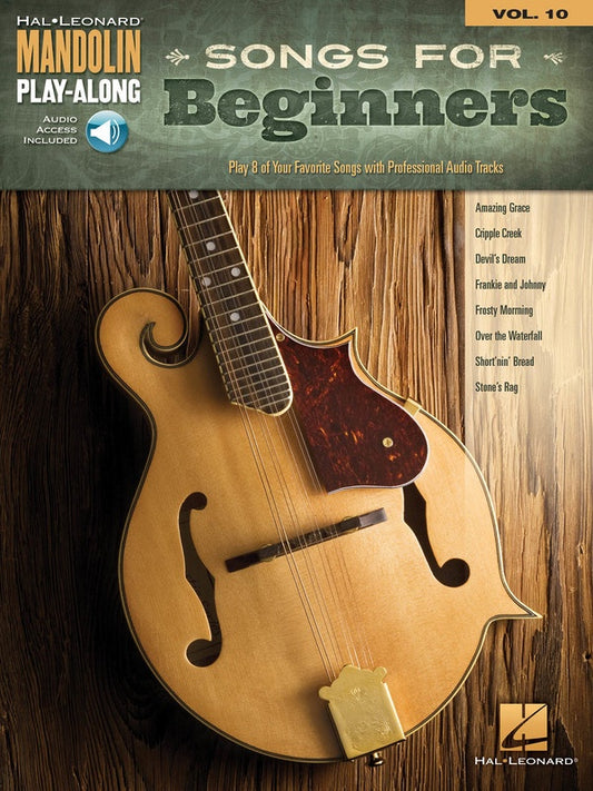 Songs For Beginners Mandolin Playalong V10 Bk/Ola