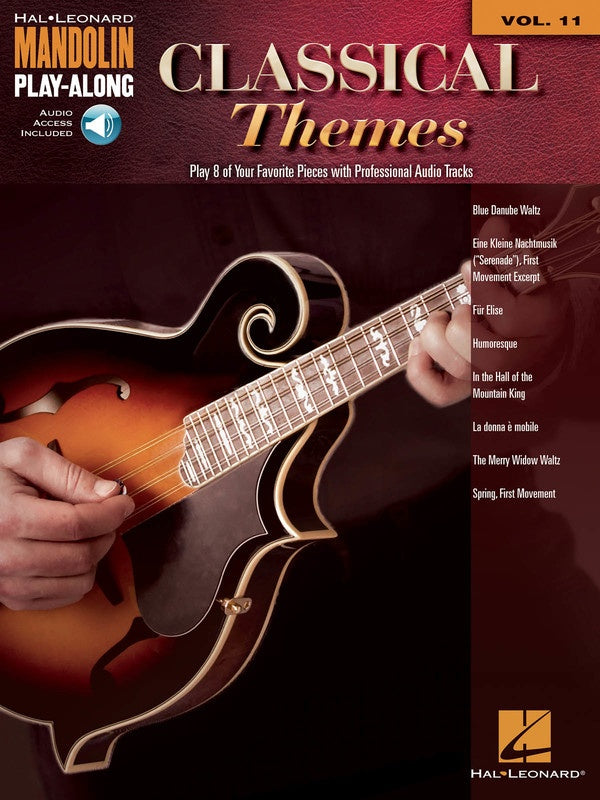 Classical Themes Mandolin Playalong V11 Bk/Ola