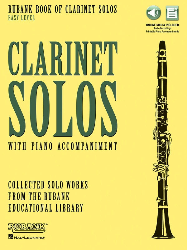 Rubank Book Of Clarinet Solos - Easy Level Book/Olm