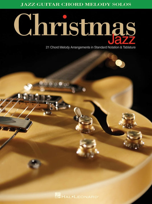 Christmas Jazz Guitar Chord Melody Solos Tab Book