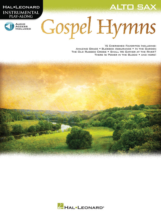 Gospel Hymns For Alto Saxophone Play Along Book/Ola