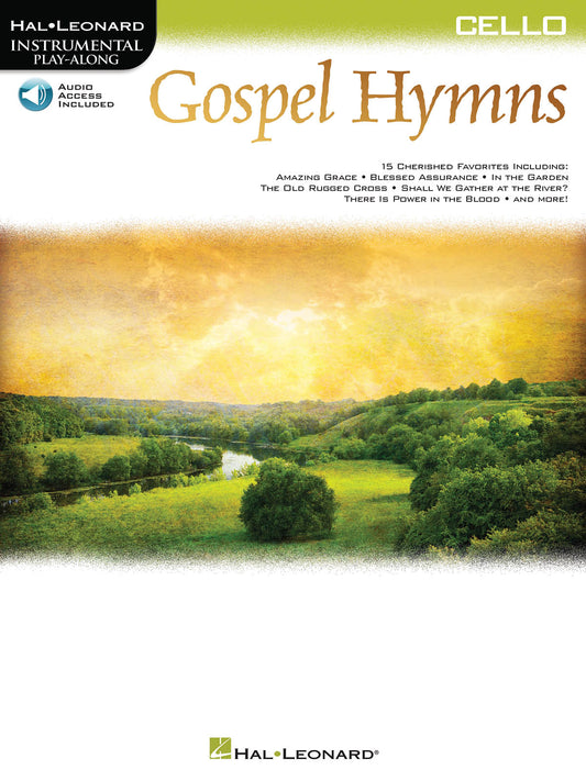 Gospel Hymns For Cello Play Along Book/Ola