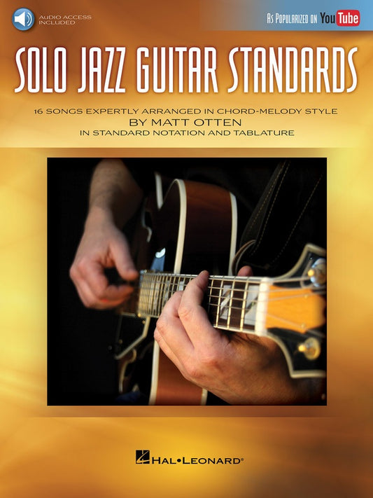 Solo Jazz Guitar Standards Chord/Melody Style Bk/Ola