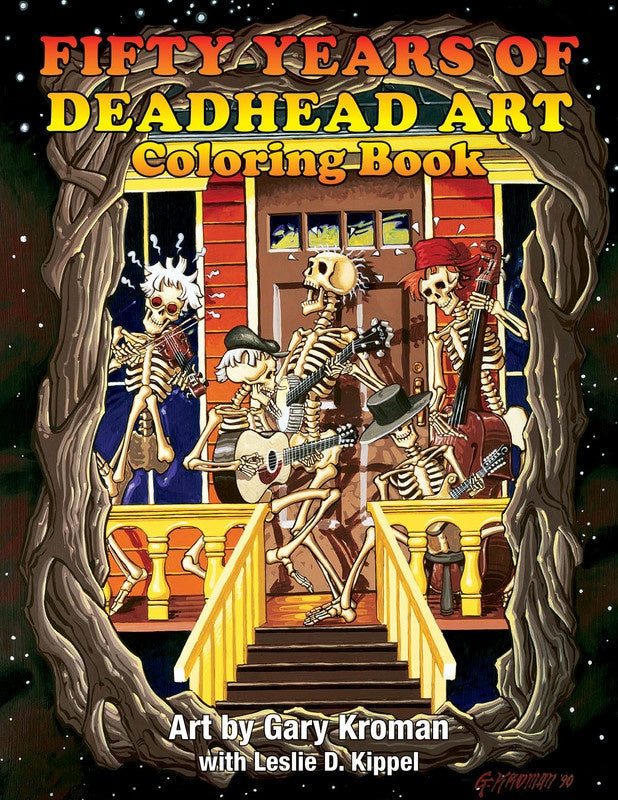 Fifty Years Of Deadhead Art Coloring Book