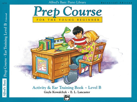 Alfred's Basic Piano Prep Course - Activity & Ear Training Level B Book (Universal Edition)
