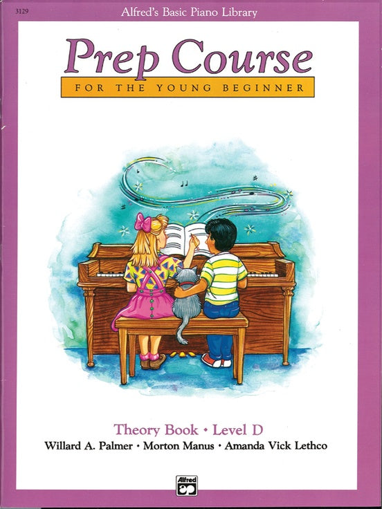 Alfred's Basic Piano Prep Course - Theory Level D Book