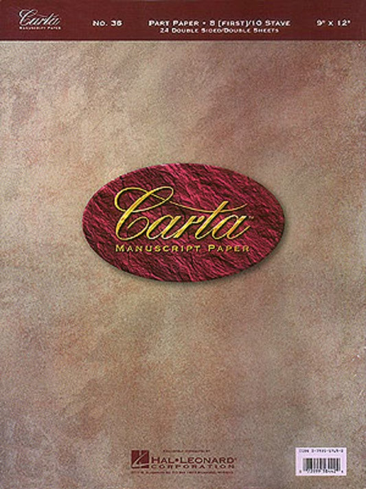Carta Manuscript 24Shts 8/10St Dbl Sided