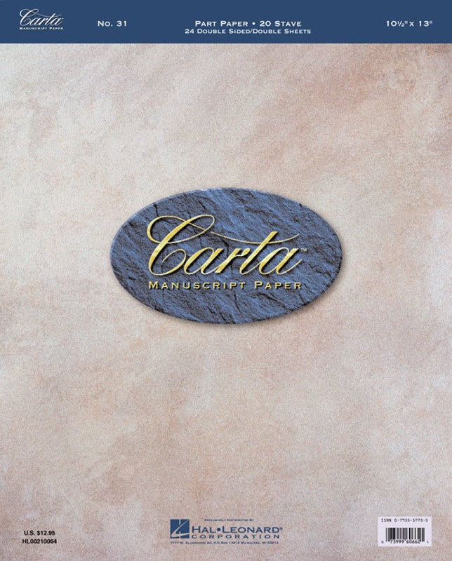 Carta Manuscript 24Shts 20St Dbl Sided
