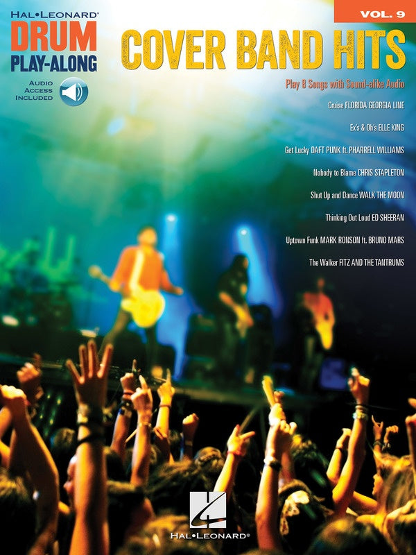 Cover Band Hits Drum Playalong V9 Bk/Ola