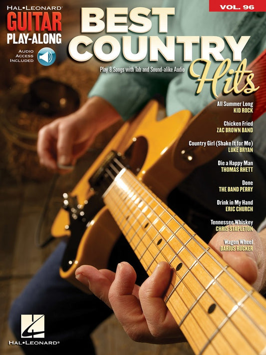 Best Country Hits Guitar Play Along Volume 96 Book/Ola