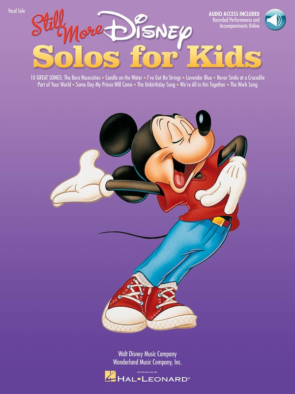 Still More Disney Solos For Kids Bk/Ola
