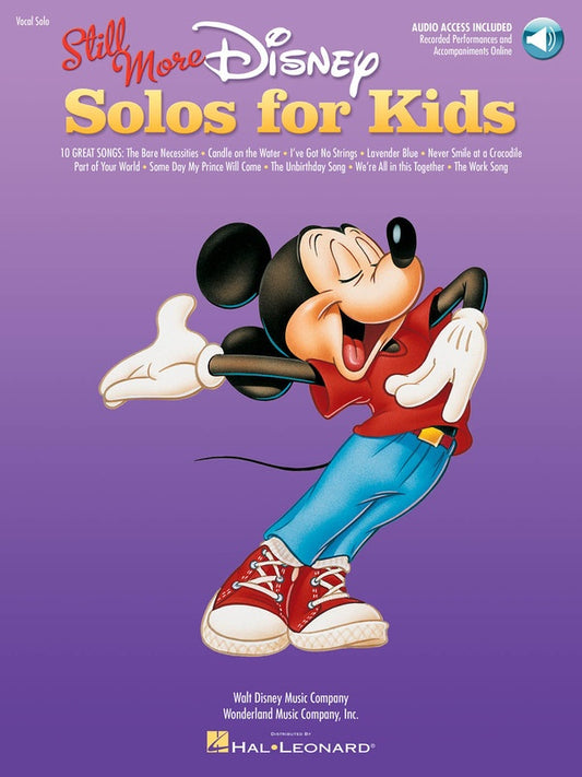 Still More Disney Solos For Kids Bk/Ola