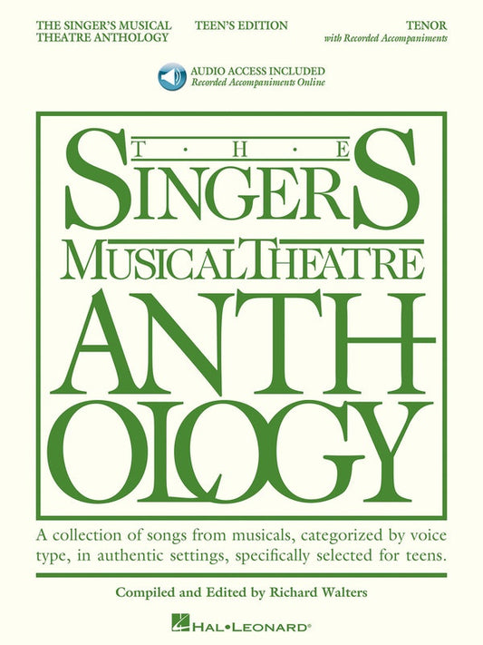 Singers Musical Theatre Anth Teens Tenor Bk/2Cd