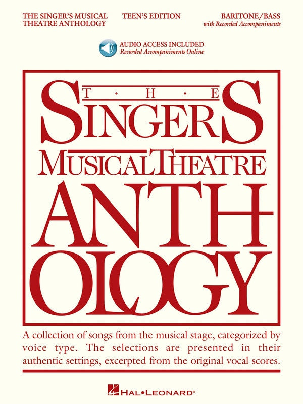 Singers Musical Theatre Anth Teens Bar Bass Bk/2