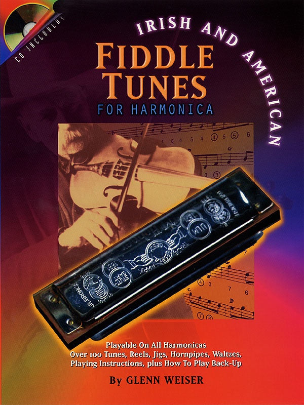 Irish And American Fiddle Tunes Harmonica Bk/Cd