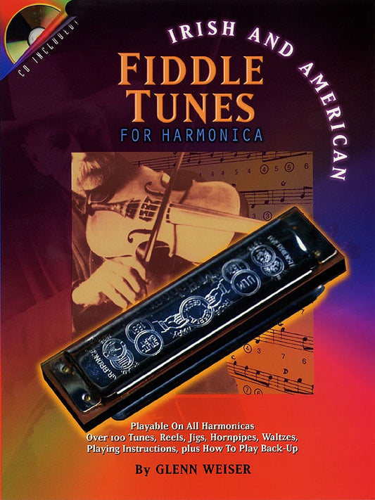 Irish And American Fiddle Tunes Harmonica Bk/Cd