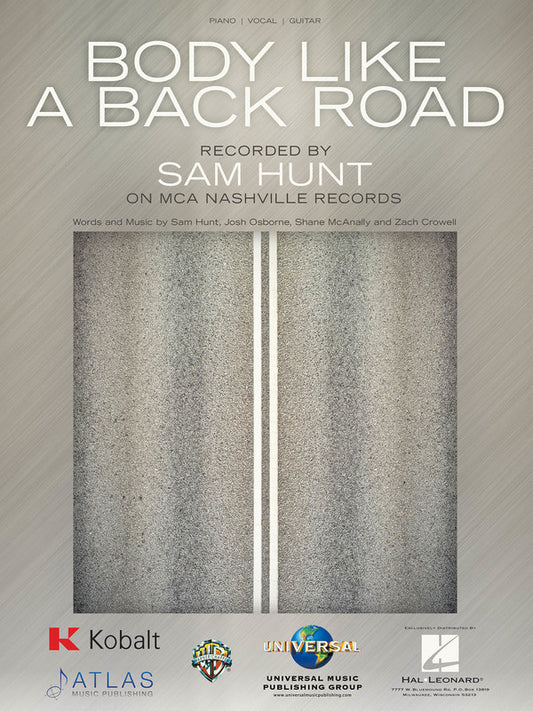 Sam Hunt Body Like A Back Road - Sheet Music