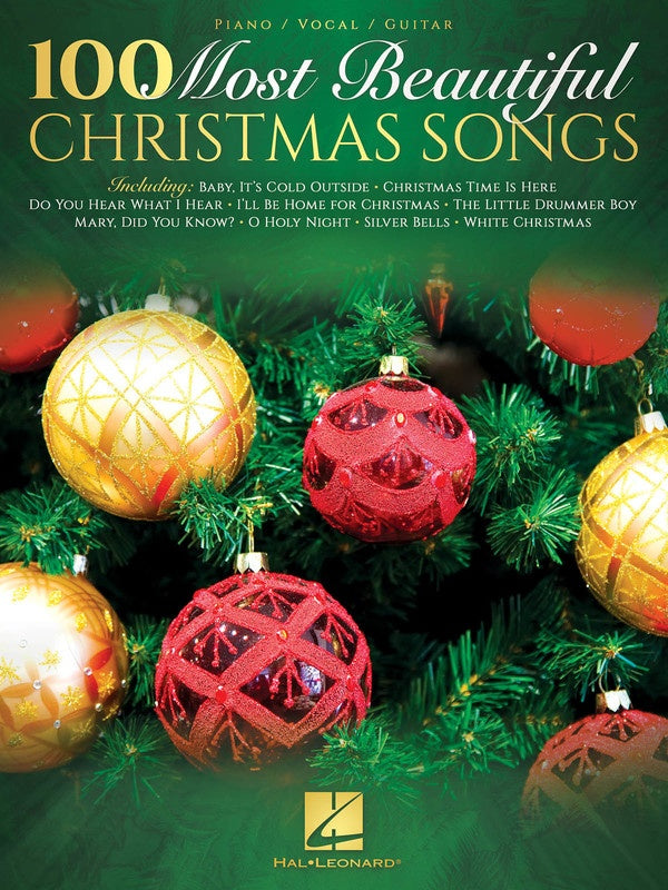 100 Most Beautiful Christmas Songs PVG Book