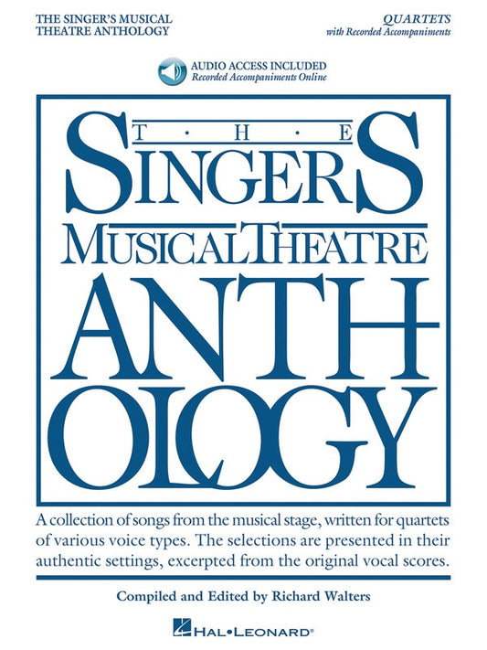 Singers Musical Theatre Anth Quartets Bk/Ola