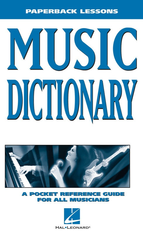 Music Dictionary Paperback Lessons