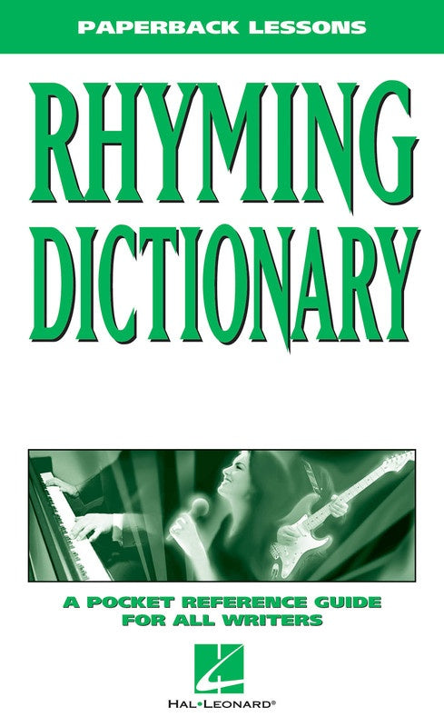 Rhyming Dictionary Paperback Lessons