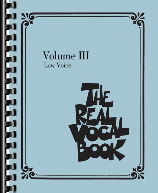 Real Vocal Book Vol 3 Low Voice