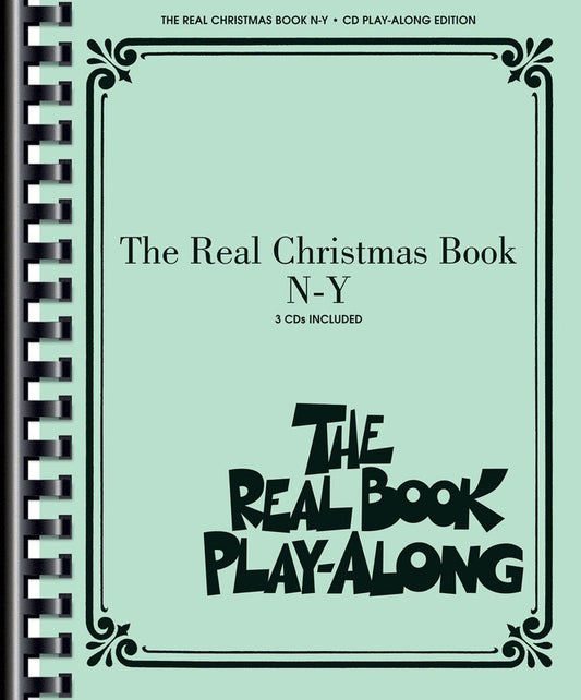 Real Christmas Book Play Along Vol  N-Y 3Cds
