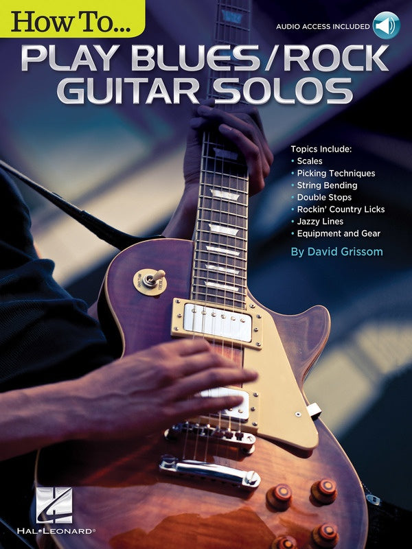 How To Play Blues/Rock Guitar Solos Bk/Ola