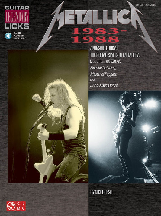 Metallica Guitar Legendary Licks 83-88 Bk/Cd