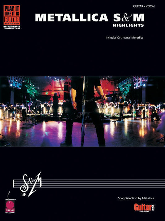 Metallica - S And M Highlights Guitar Tab Book