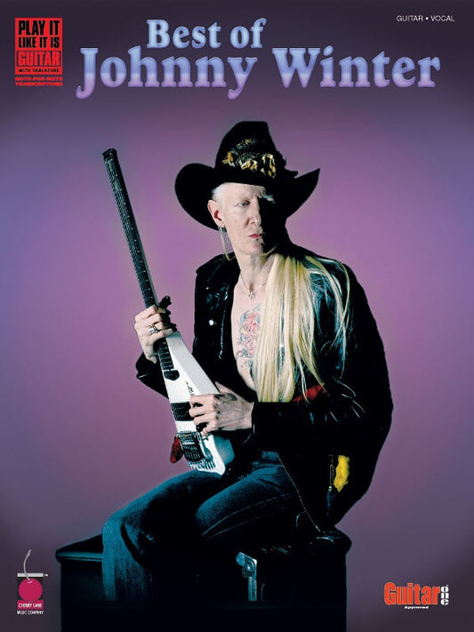 Best Of Johnny Winter Guitar Tab Book