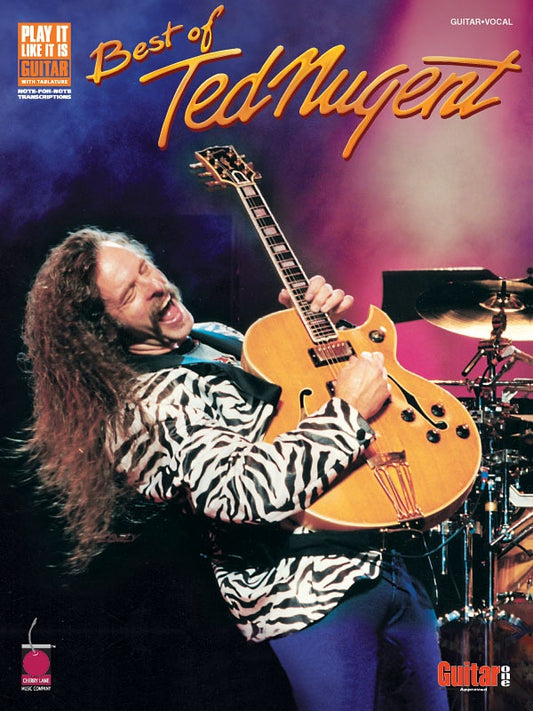 Best Of Ted Nugent Guitar Tab Book