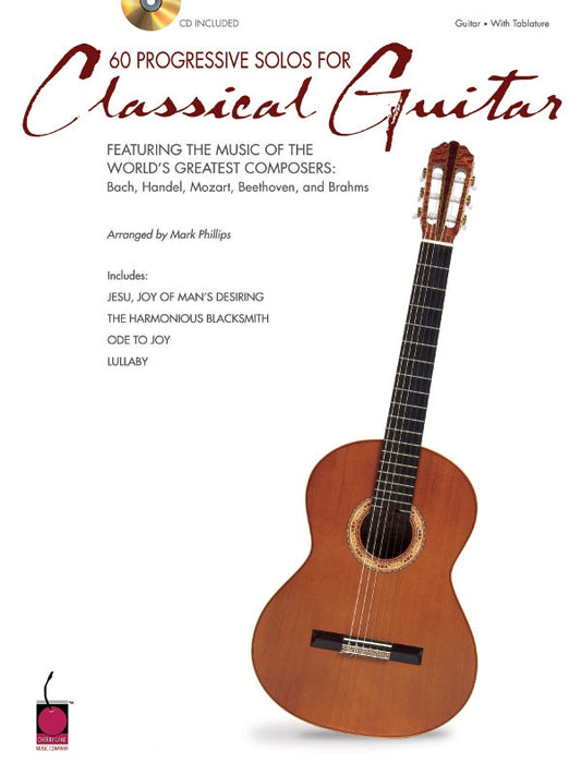 60 Progressive Solos Classical Gtr Bk/Cd