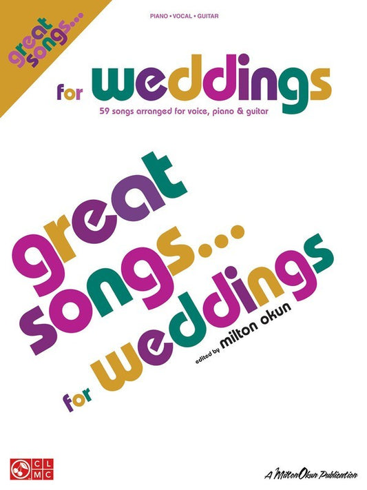 Great Songs For Weddings PVG