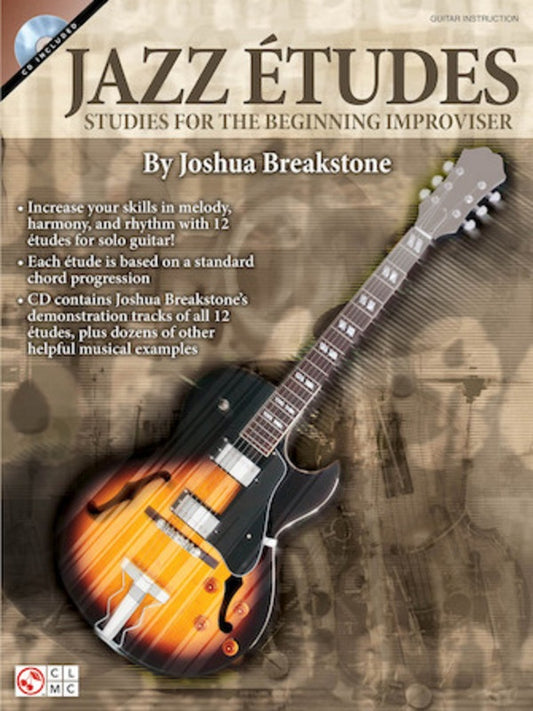 Jazz Etudes Studies For Beginning Improviser Guitar Bk/Cd