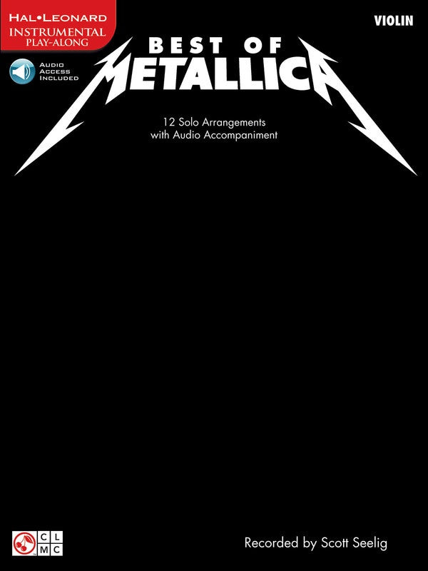 The Best Of Metallica For Violin Play Along Book/Ola