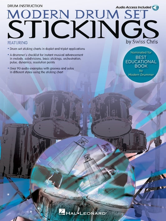 Modern Drum Set Stickings Bk/Ola