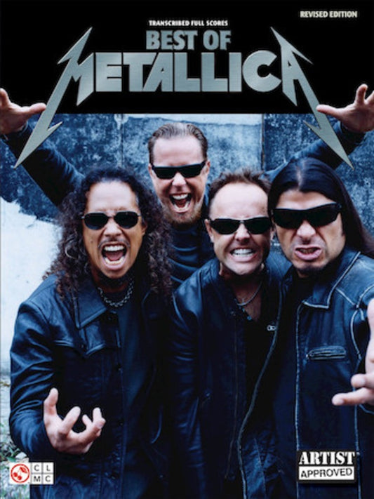 Best Of Metallica Transcribed Full Scores Book